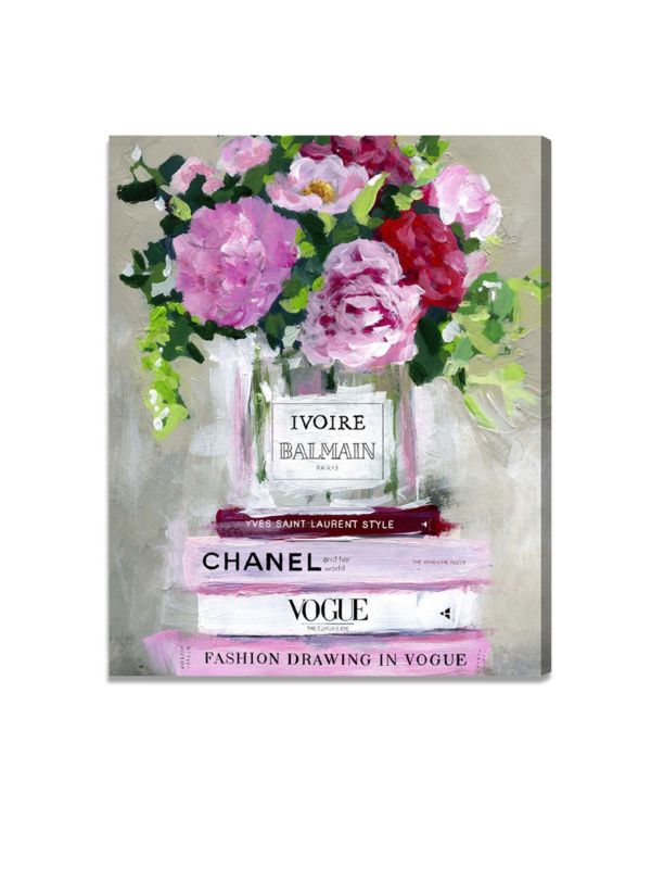 Oliver Gal Floral V2 Canvas Art